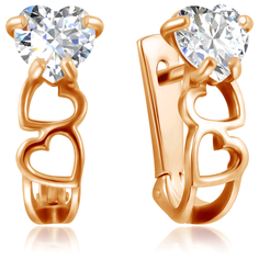 Бронницкий Ювелир Серьги из красного золота Э2972-01С115811