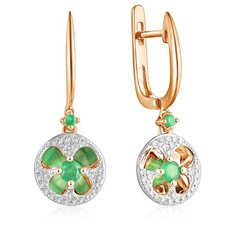 Бронницкий Ювелир Серьги из красного золота E01-D-E312933EMR-R17