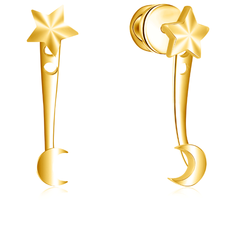 Бронницкий Ювелир Серьги из желтого золота 56310095000