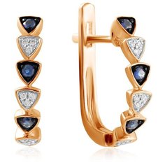 Бронницкий Ювелир Серьги из красного золота E01-D-E312778SAP