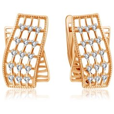 Бронницкий Ювелир Серьги из красного золота Ф7157-2-4961