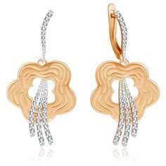 Бронницкий Ювелир Серьги из красного золота Ф7157-2-5205