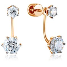 Бронницкий Ювелир Серьги из красного золота 16111678000