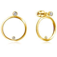 Бронницкий Ювелир Серьги из желтого золота 56311573000