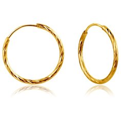 Бронницкий Ювелир Серьги из желтого золота 56020430000