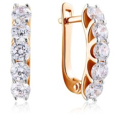 Бронницкий Ювелир Серьги из красного золота R6311757000