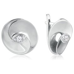 Бронницкий Ювелир Серьги из серебра 05022111-6