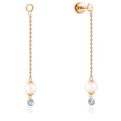 Бронницкий Ювелир Серьги из красного золота 16319894000