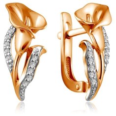 Бронницкий Ювелир Серьги из красного золота С132-4791