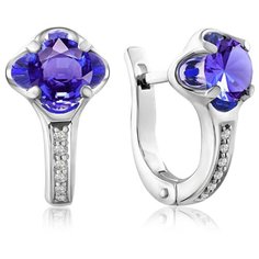 Бронницкий Ювелир Серьги из белого золота 66319850000