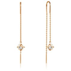 Бронницкий Ювелир Серьги из красного золота 16301785000