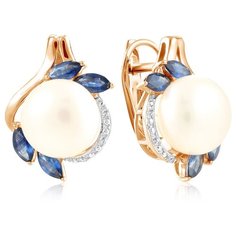 Бронницкий Ювелир Серьги из красного золота E01-D-E59459-SACP