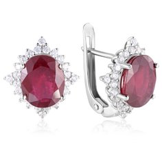 Бронницкий Ювелир Серьги из серебра E-DRGR00694-RB