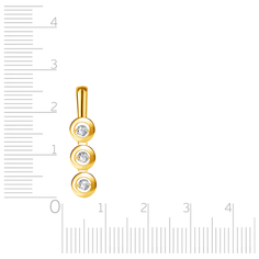 Бронницкий Ювелир Подвеска из желтого золота RD0002295207000