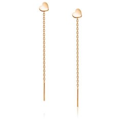 Бронницкий Ювелир Серьги из красного золота 16020309000