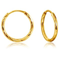 Бронницкий Ювелир Серьги из желтого золота 56020429000