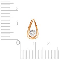 Бронницкий Ювелир Подвеска из красного золота RD17319006000