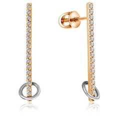 Бронницкий Ювелир Серьги из красного золота 26311632000