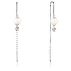 Бронницкий Ювелир Серьги из белого золота 66319893000