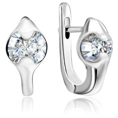 Бронницкий Ювелир Серьги из белого золота 66319746000