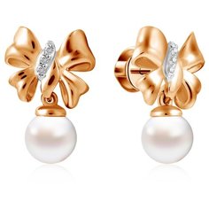 Бронницкий Ювелир Серьги из красного золота С142-4549