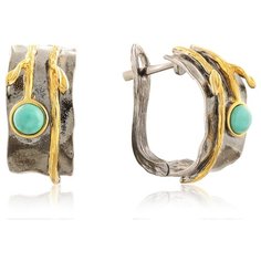 Бронницкий Ювелир Серьги из серебра TSYE00776-E-TQ