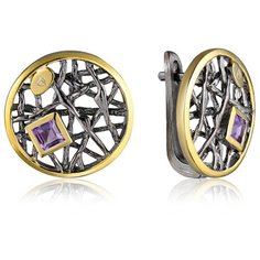 Бронницкий Ювелир Серьги из серебра SZ661R011000