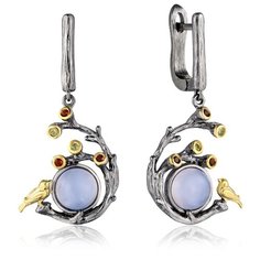 Бронницкий Ювелир Серьги из серебра SZ661R019000