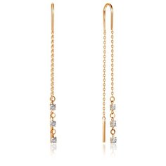 Бронницкий Ювелир Серьги из красного золота 16311580000