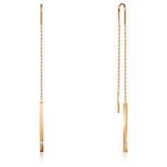 Бронницкий Ювелир Серьги из красного золота 16319559000