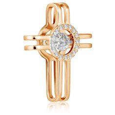 Бронницкий Ювелир Крестик из красного золота RD17319565000