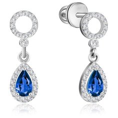 Бронницкий Ювелир Серьги из белого золота С10731сw