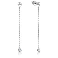 Бронницкий Ювелир Серьги из белого золота 66319677000