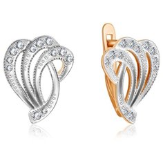 Бронницкий Ювелир Серьги из красного золота Ф7157-2-2130