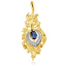 Бронницкий Ювелир Подвеска из желтого золота П-24025