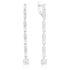 Бронницкий Ювелир Серьги из серебра 94022754