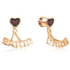 Бронницкий Ювелир Серьги из красного золота Д0268-8-020007