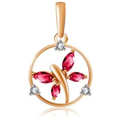 Бронницкий Ювелир Подвеска из красного золота П10321р