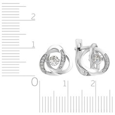 Бронницкий Ювелир Серьги из белого золота RD66319333000