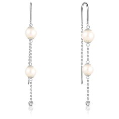 Бронницкий Ювелир Серьги из белого золота 66319892000