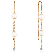 Бронницкий Ювелир Серьги из красного золота 16319892000