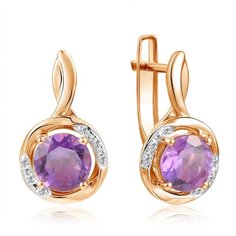 Бронницкий Ювелир Серьги из красного золота E01-D-69023E002-R17