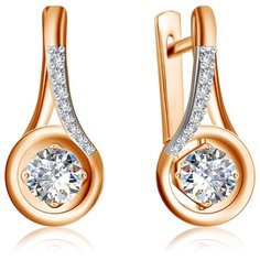 Бронницкий Ювелир Серьги из красного золота Э2972-01С119293
