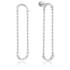 Бронницкий Ювелир Серьги из белого золота 66319561000