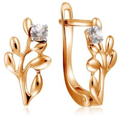 Бронницкий Ювелир Серьги из красного золота R6311667000