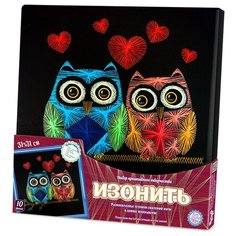 Danko Toys Набор для вышивания Изонить Совы 31 х 31 см (IZN-01-10)