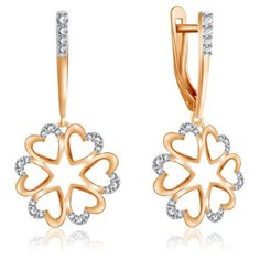 Бронницкий Ювелир Серьги из красного золота 26611517000