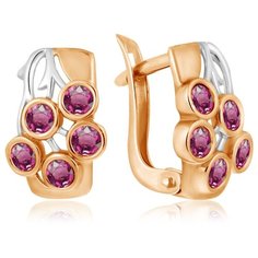 Бронницкий Ювелир Серьги из красного золота Д0268-027663