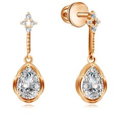 Бронницкий Ювелир Серьги из красного золота 16611358000