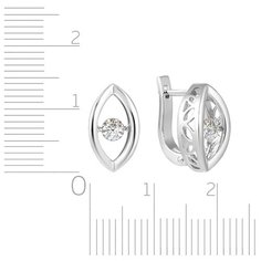 Бронницкий Ювелир Серьги из белого золота RD66319316000